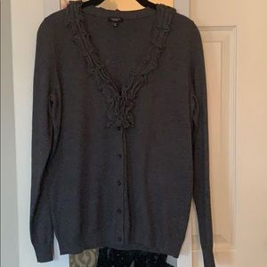 Talbots Grey Cardigan